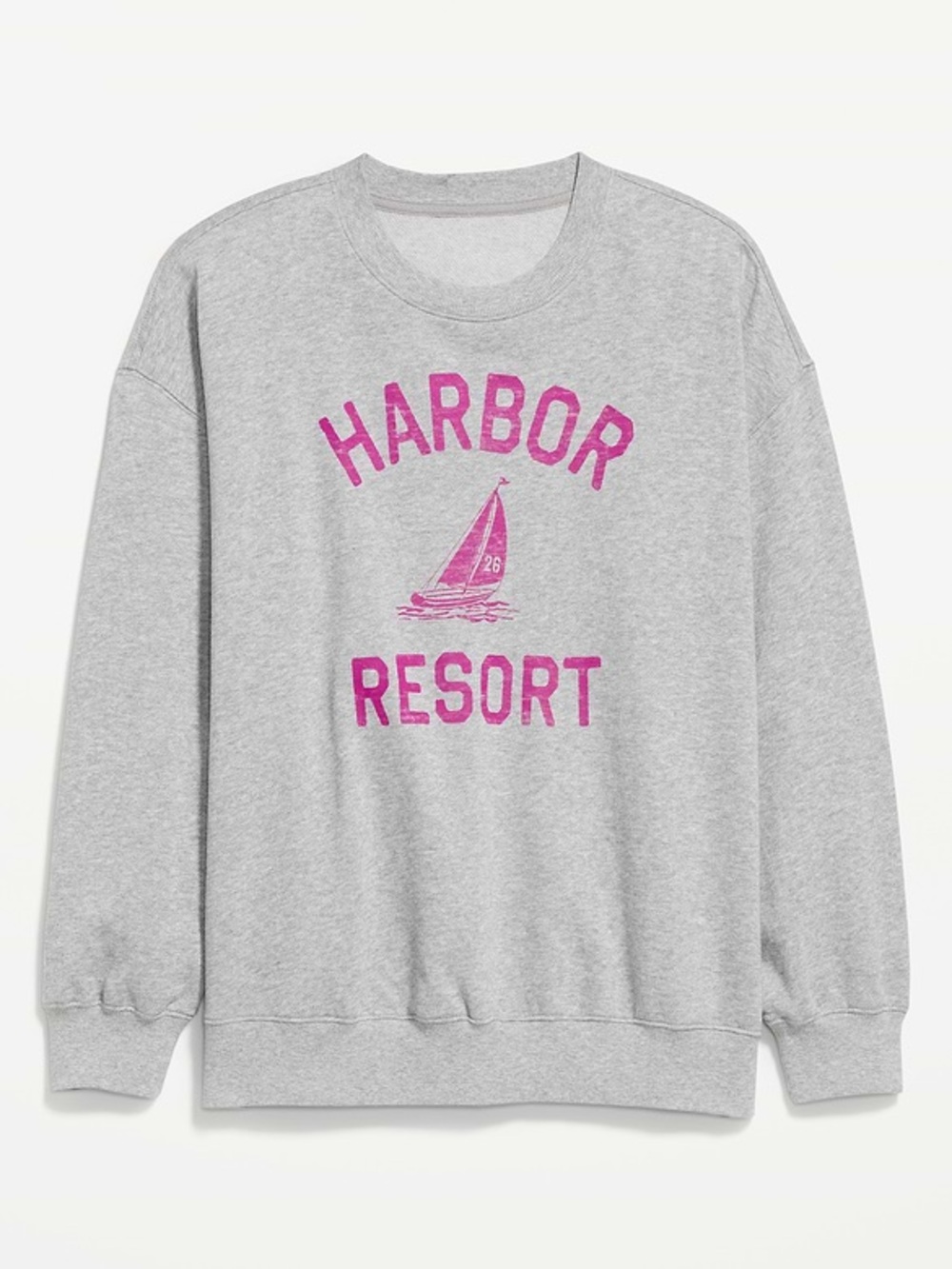 Old Navy Harbor Resort Oversized Graphic Sweatshirt - Size Medium